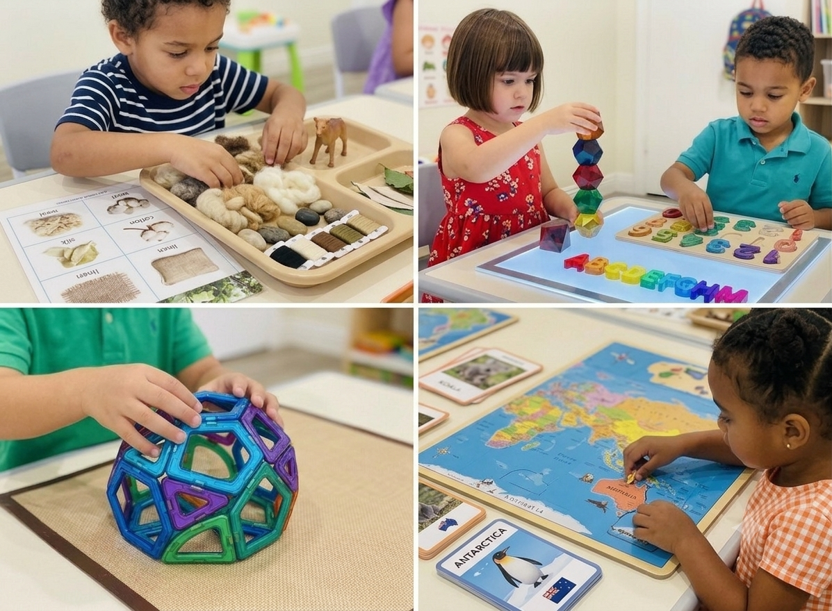 Hands-on sensory play